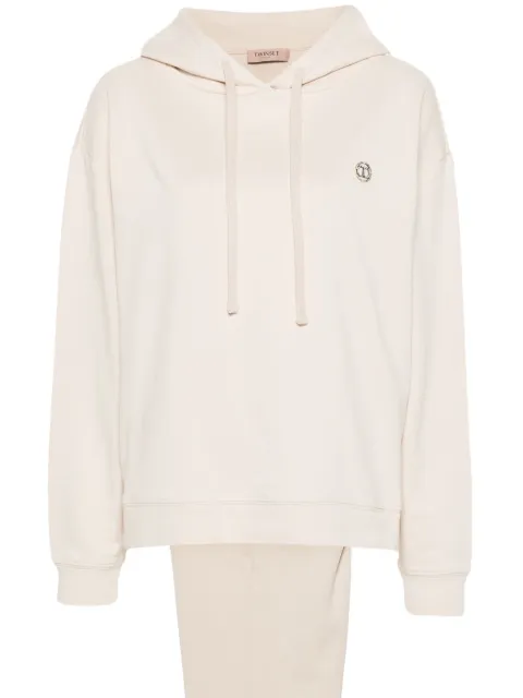 TWINSET logo-plaque tracksuit