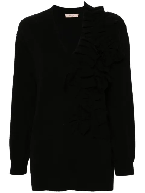 TWINSET ruffle-detail jumper