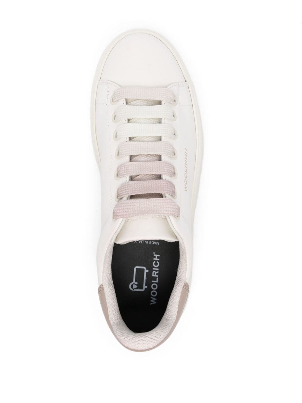 Shop Woolrich Chunky Court Sneakers In White