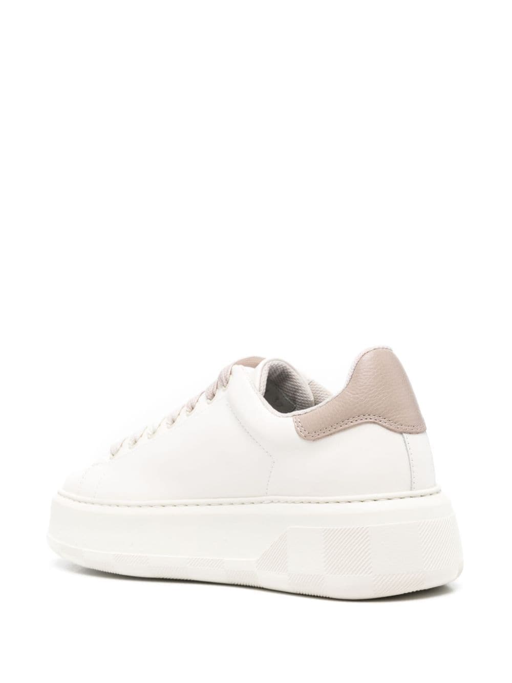 Shop Woolrich Chunky Court Sneakers In White