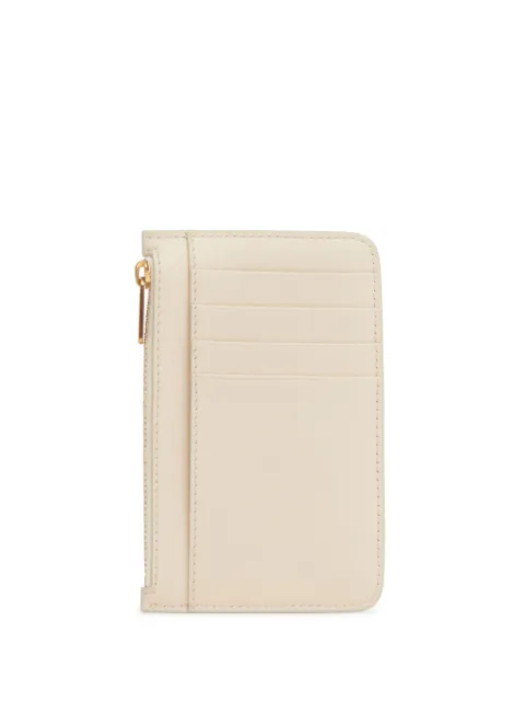 Mansur Gavriel logo-stamp zipped card holder