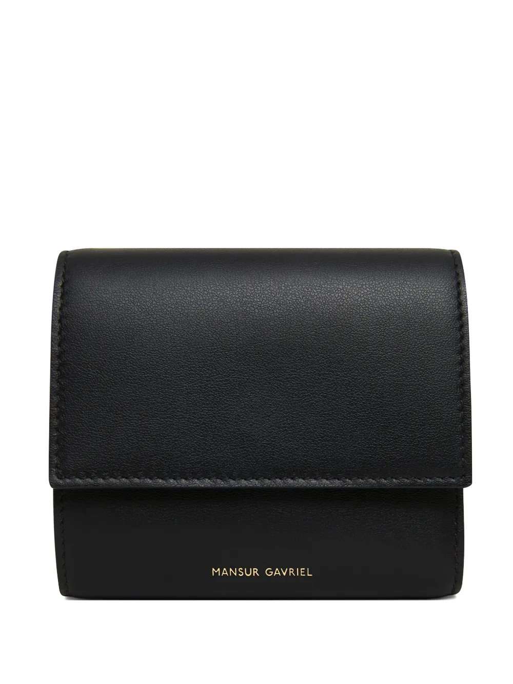 Mansur Gavriel Portemonnee met logo Zwart