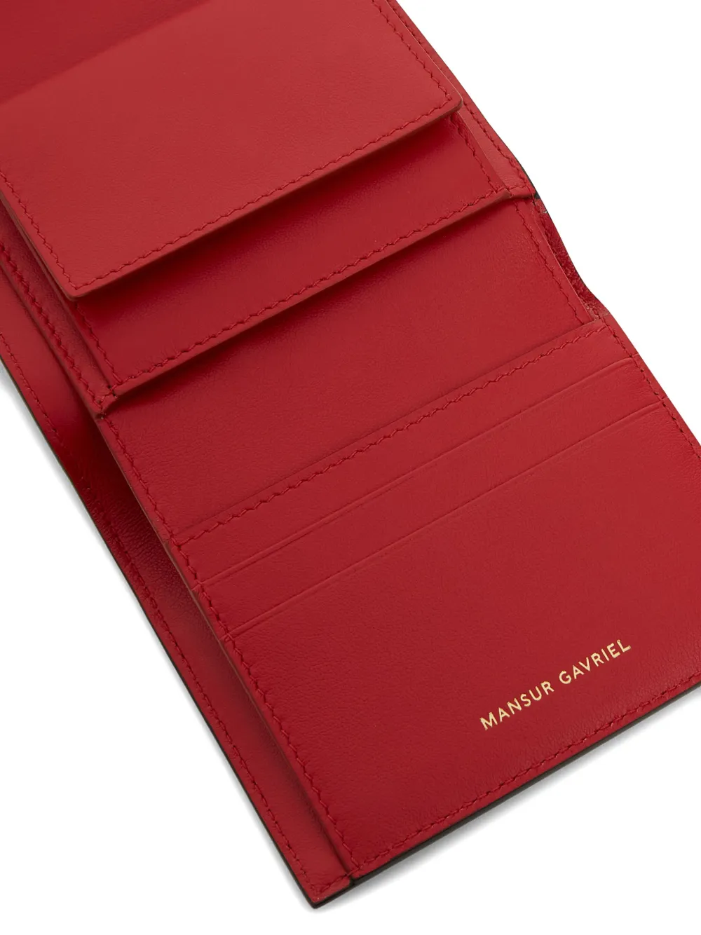 Mansur Gavriel Portemonnee met logo Zwart