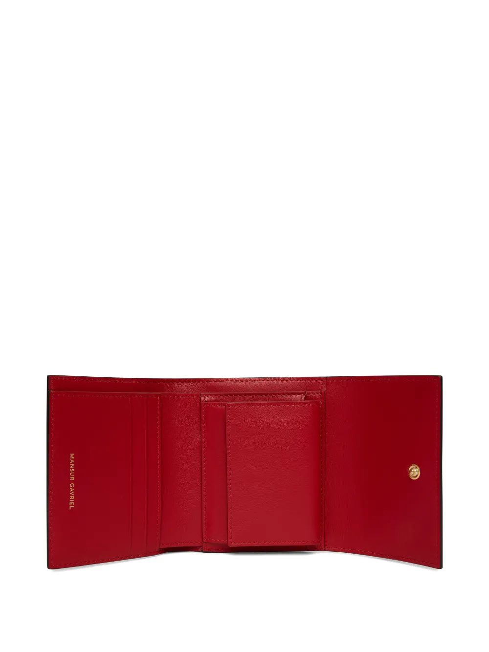 Mansur Gavriel Portemonnee met logo Zwart