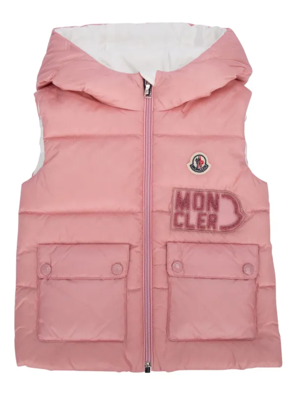 ベビー服(~95cm) MONCLER ピンク ダウンベスト