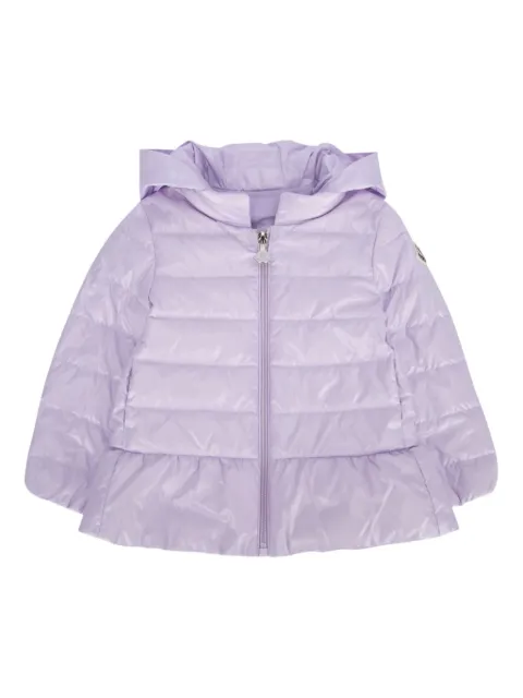 Moncler Enfant Blandine logo-appliqué puffer jacket