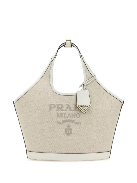 Prada canvas tote bag