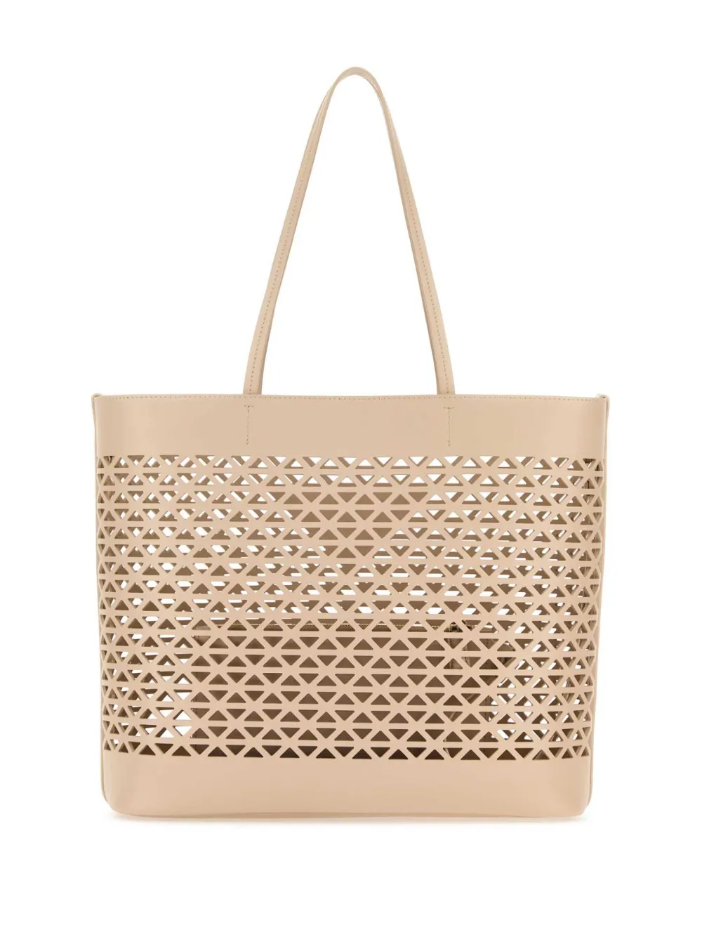 Prada Leren shopper Beige