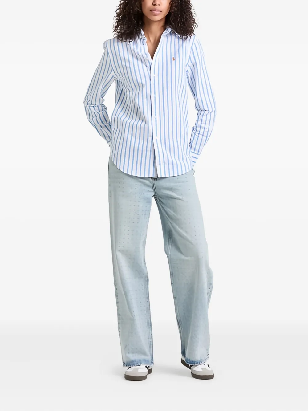Polo Ralph Lauren Gestreept blouse Wit