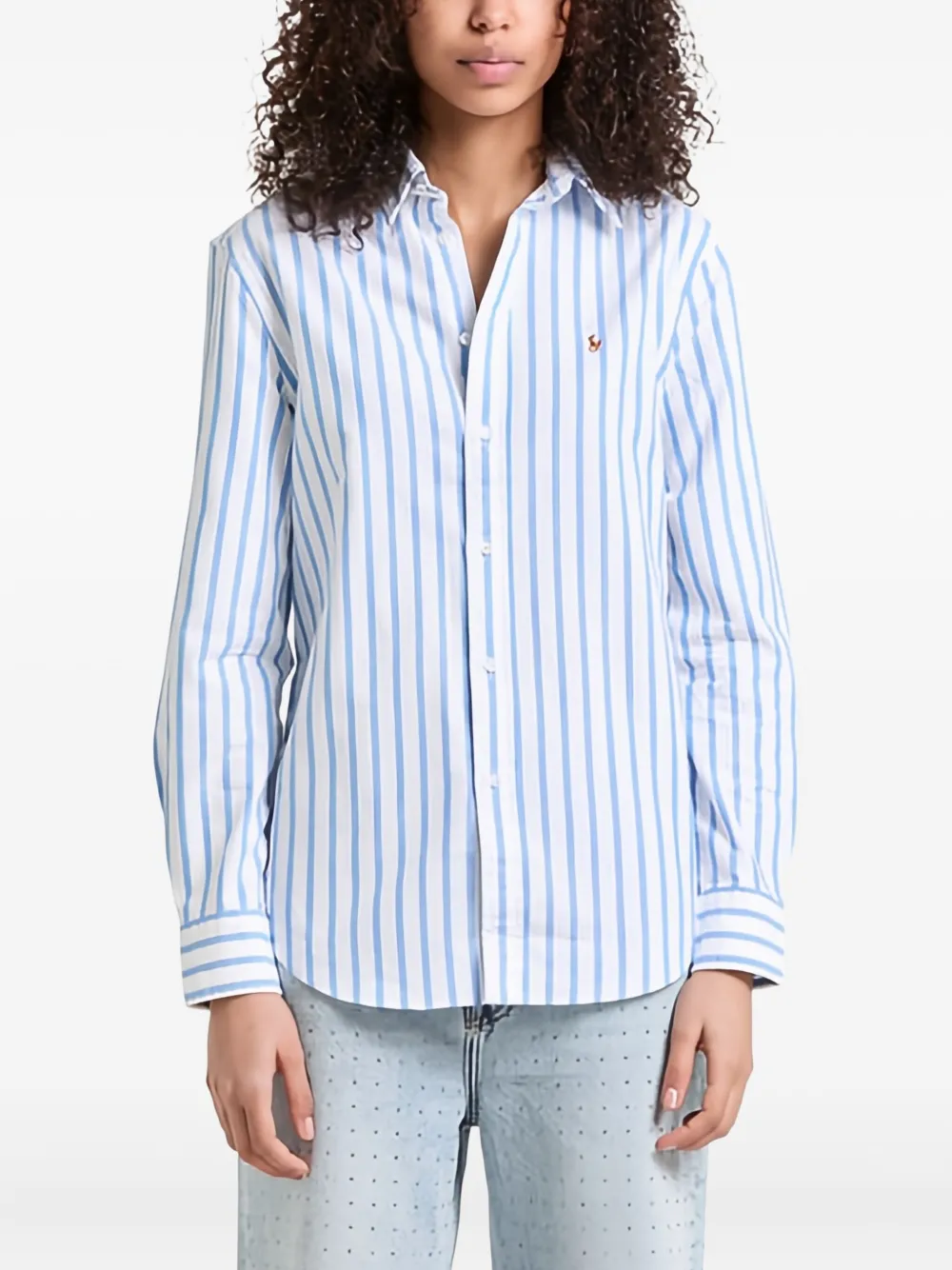 Polo Ralph Lauren Gestreept blouse Wit