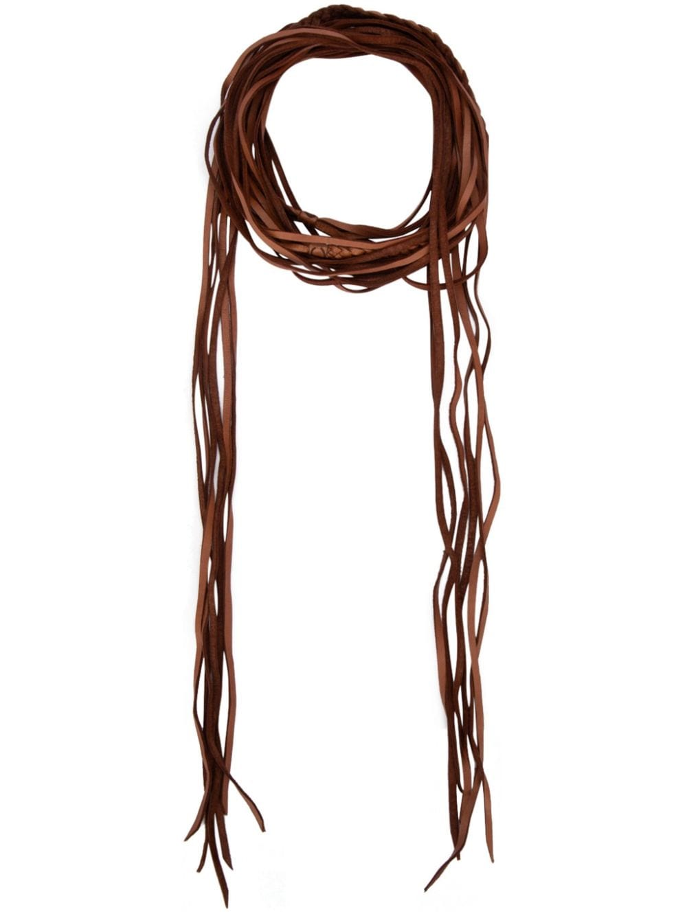 Caravana interwoven-design belt - Brown