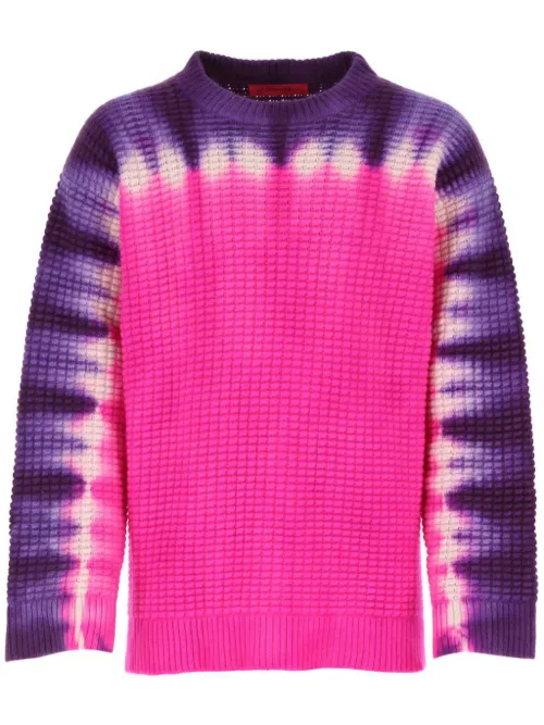 Pull en cachemire Daybreak à motif tie dye - The Elder Statesman - Modalova