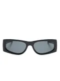 Saint Laurent Eyewear Cassandre-logo sunglasses - Black