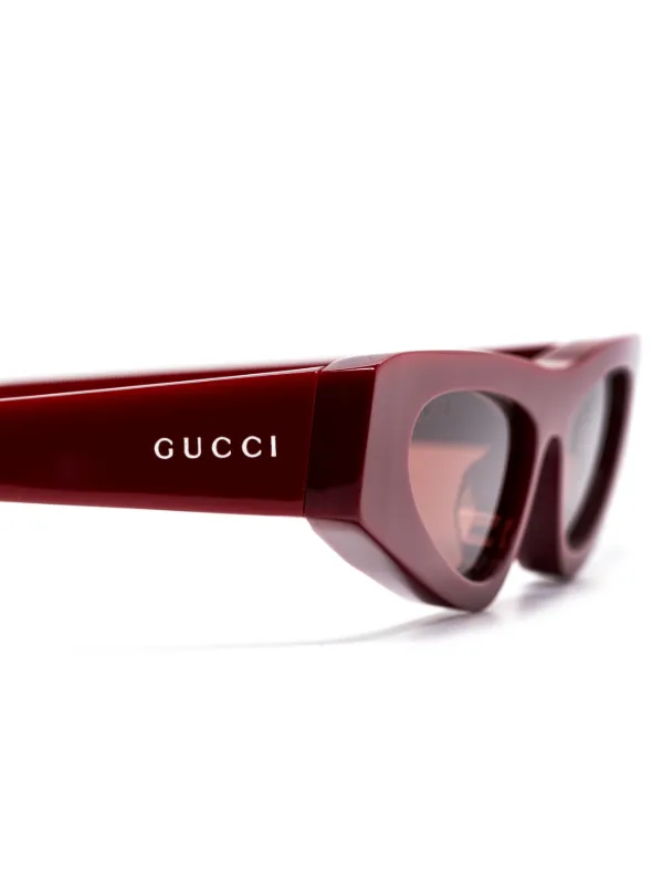 Gucci Eyewear Gucci WW Runway Sunglasses | Red | FARFETCH display picture 3