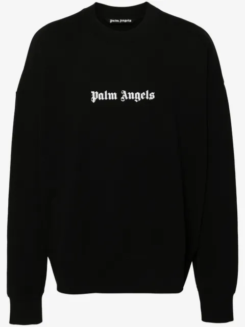 Palm Angels sudadera con logo estampado