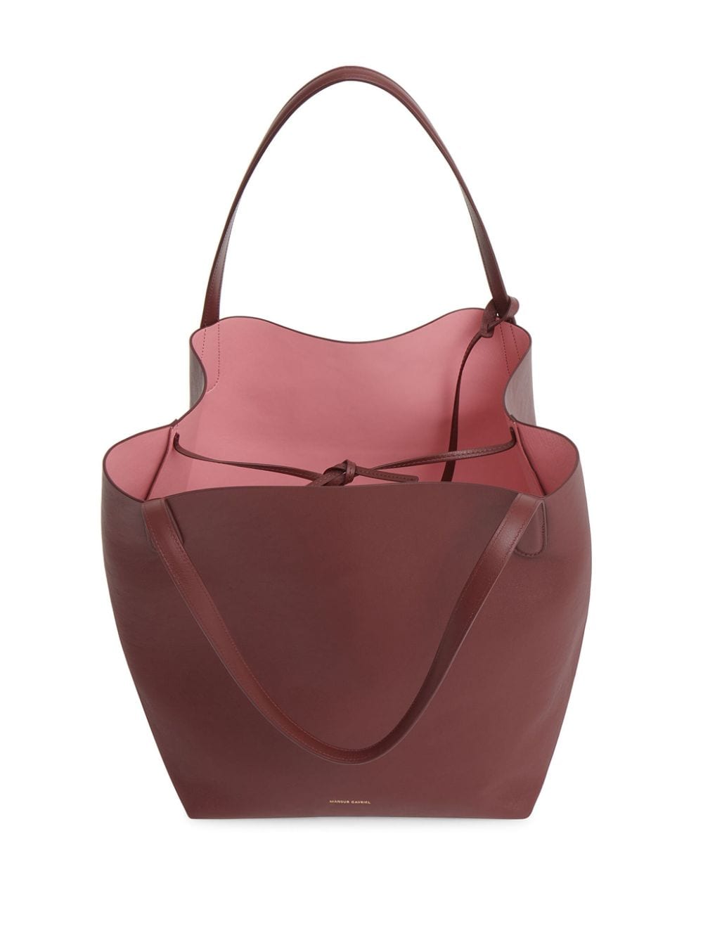 Shop Mansur Gavriel Everyday Soft Tote Bag In Red