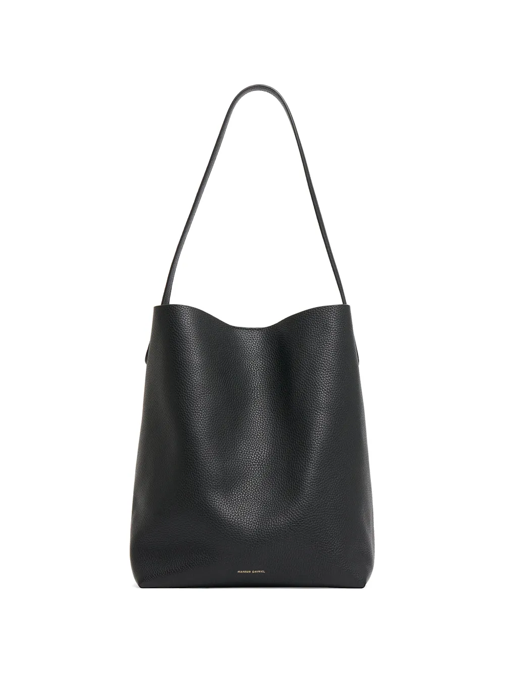 Mansur Gavriel Everyday Cabas pebbled tote bag - Nero