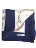 Celine Pre-Owned 1980s bridle strap-print scarf - White