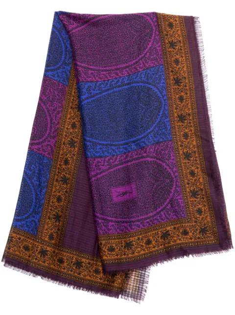 Saint Laurent Pre-Owned 1970s floral-print scarf