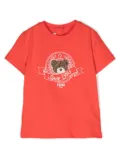 Fendi Kids graphic-print T-shirt - Red