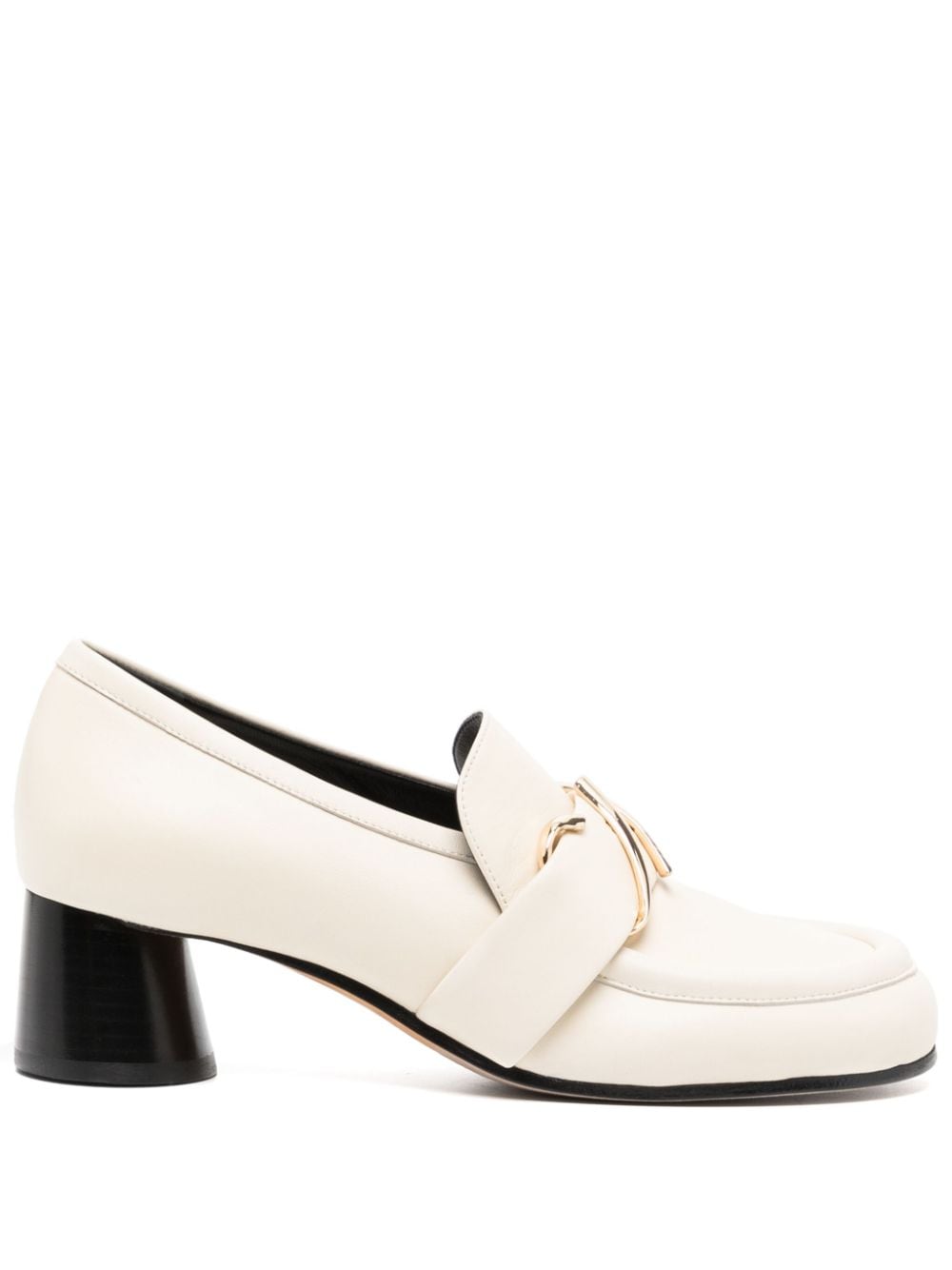 Proenza Schouler 55 mm loafers met monogram hak Beige