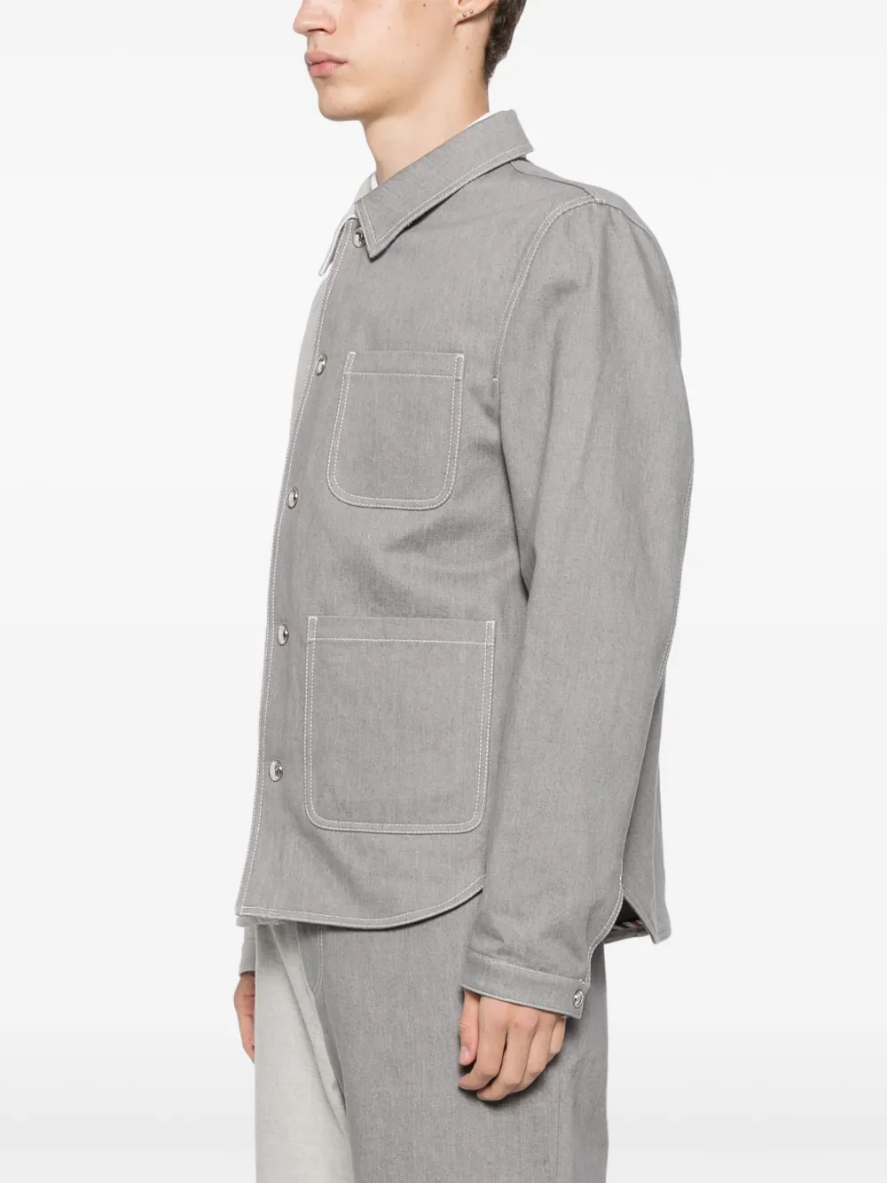 Thom Browne Denim jack Grijs