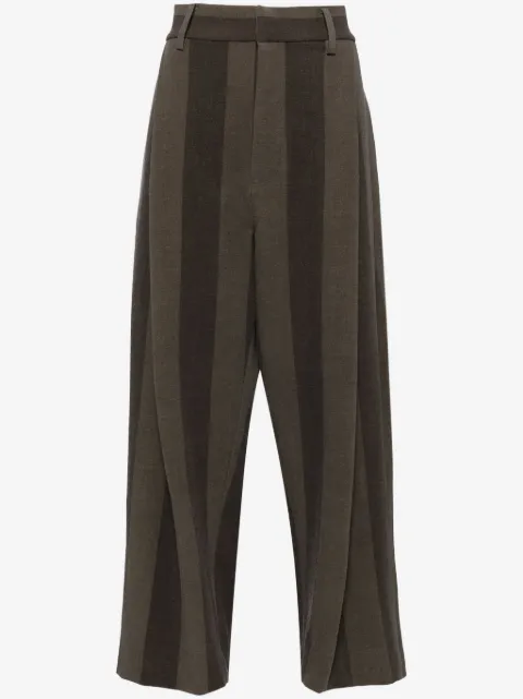 Uma Wang pantalones de lana virgen con bolsillos