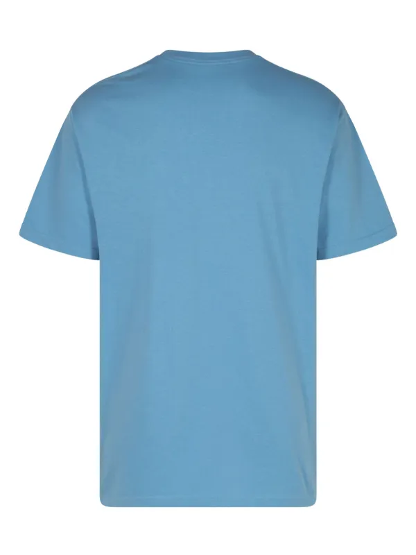 Baby blue supreme shirt best sale