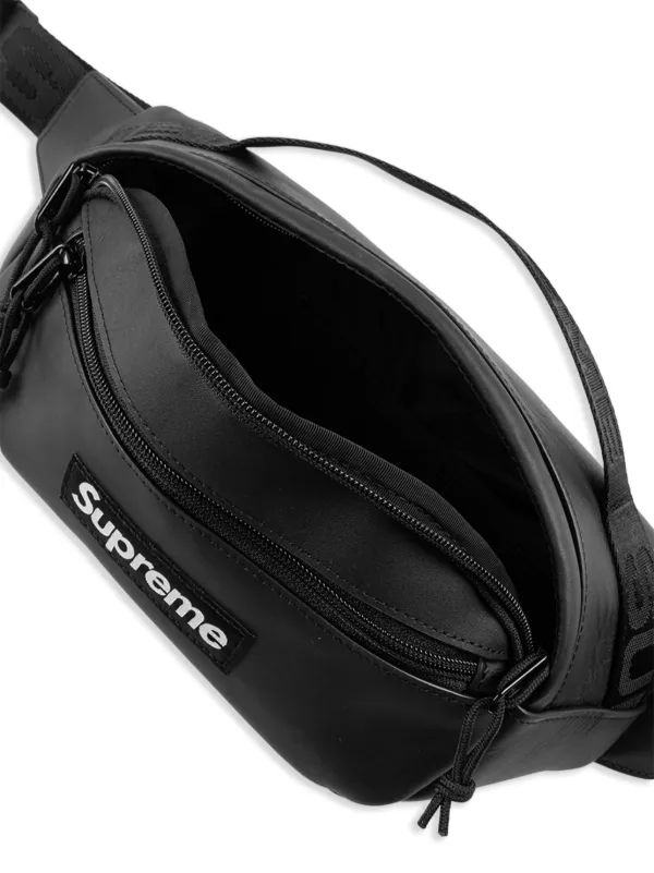 Leather waist bag supreme shop