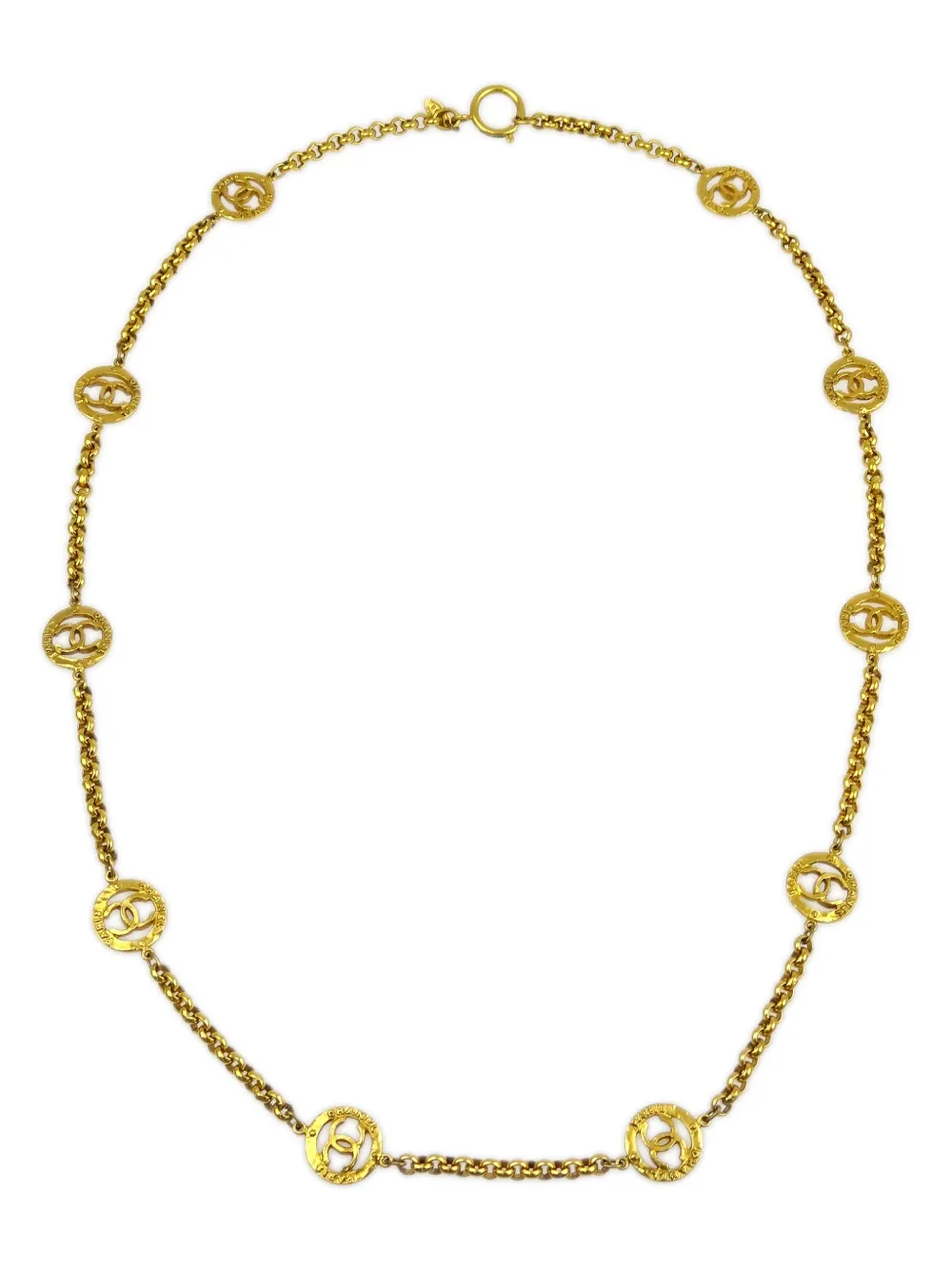 CHANEL Pre-Owned 1993 CC necklace - Gold