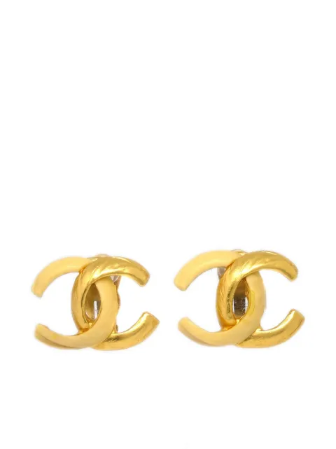 CHANEL Pre-Owned 2000 Ohrclips mit CC