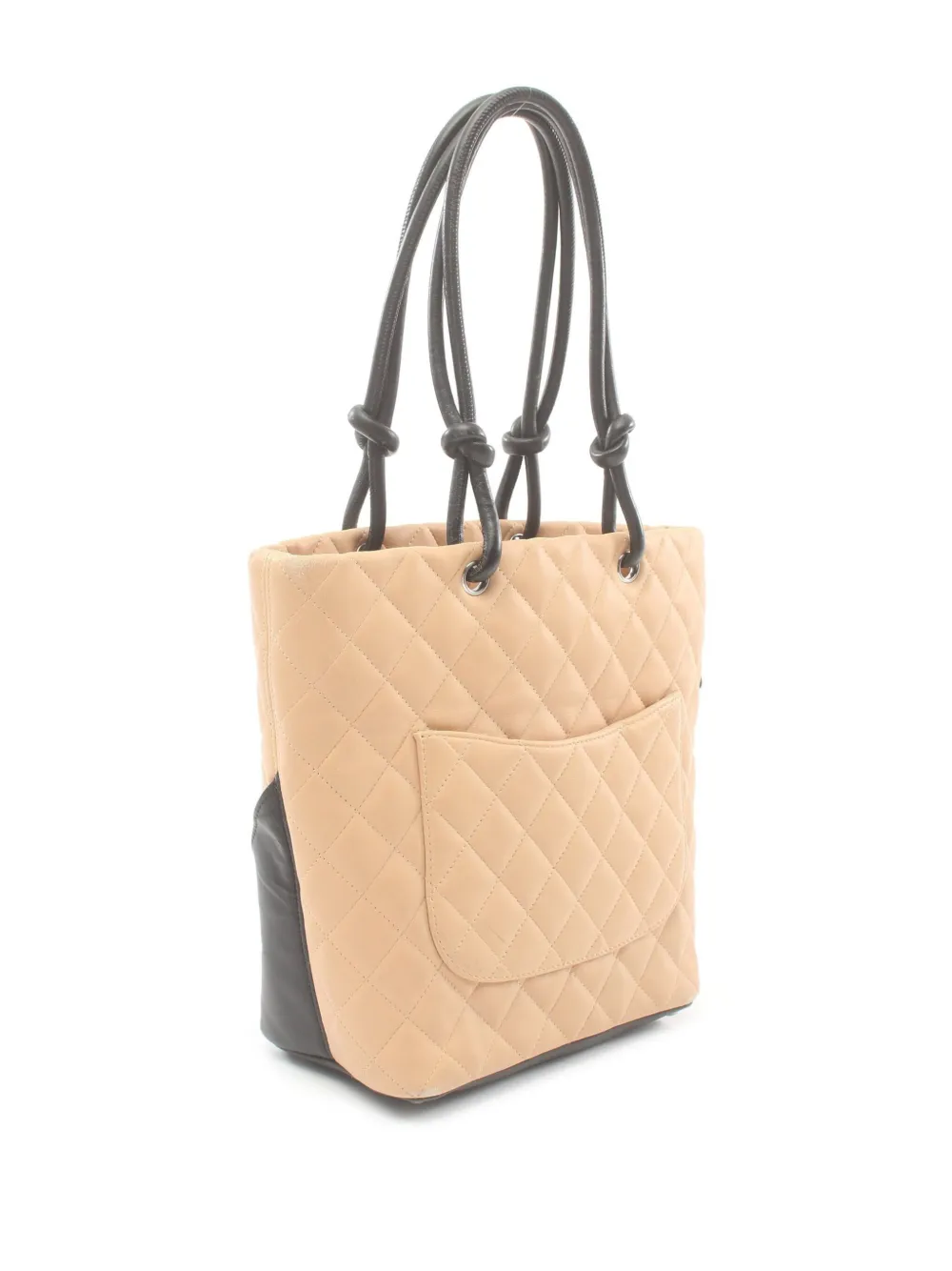 CHANEL Pre-Owned 2004-2005 medium Cambon Ligne shopper - Beige