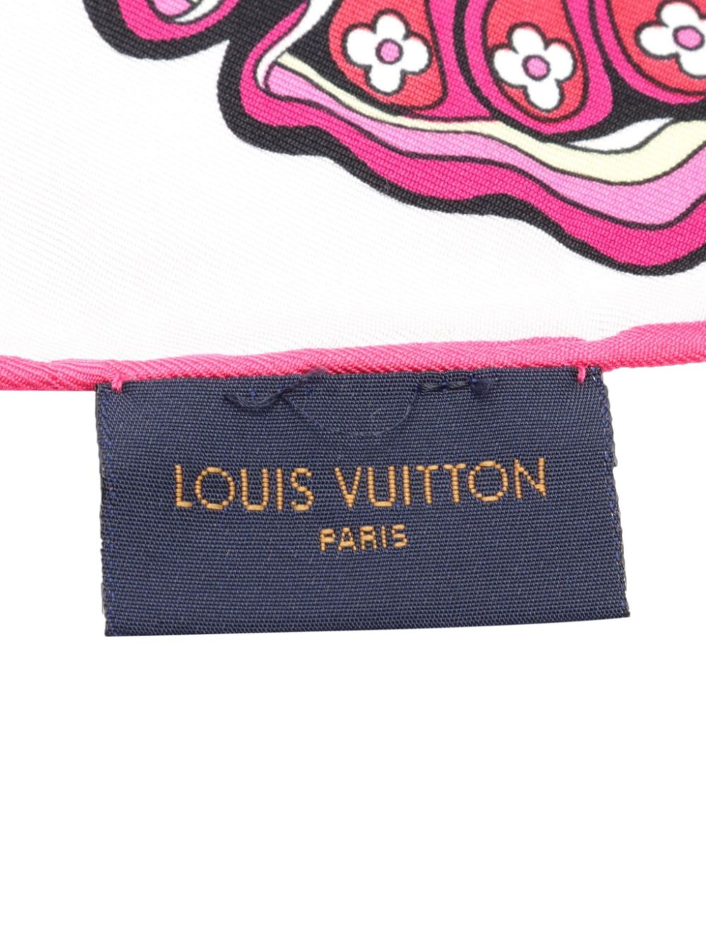 Louis Vuitton Pre-Owned 2018 butterfly-print scarf - Wit