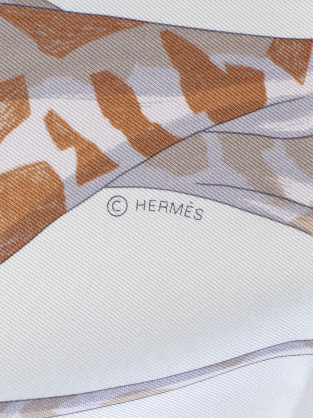 Hermès Pre-Owned 2010s Carrés 90 Story scarf - Beige