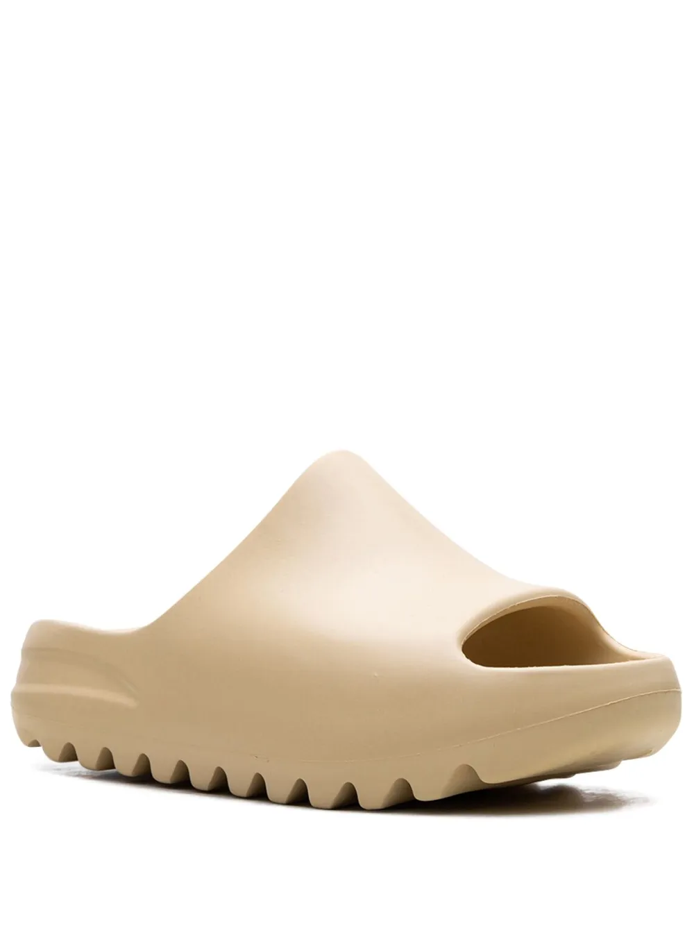 Adidas Originals "desert Sand" Slides In Neutrals