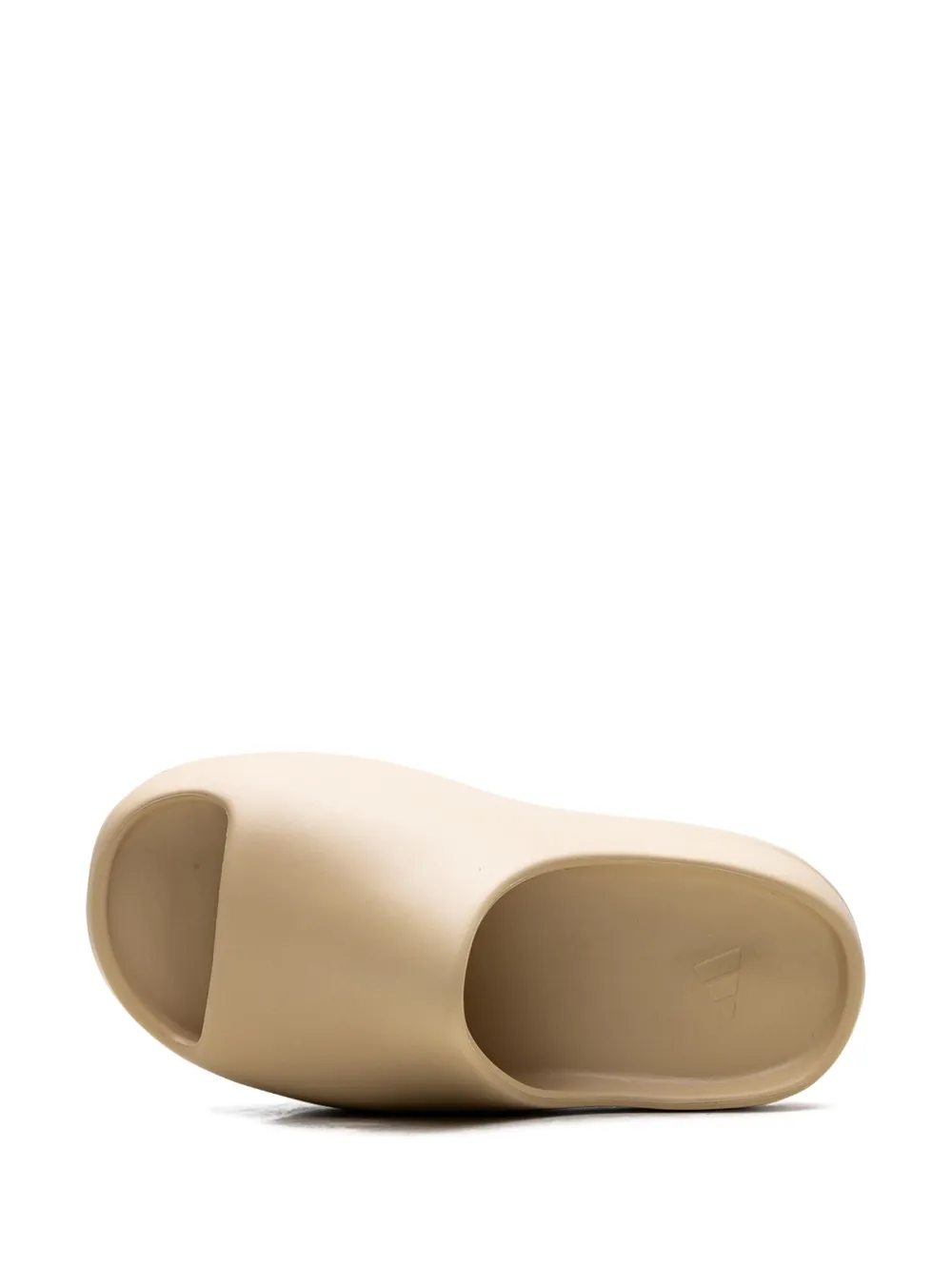 Adidas Originals "desert Sand" Slides In Neutrals