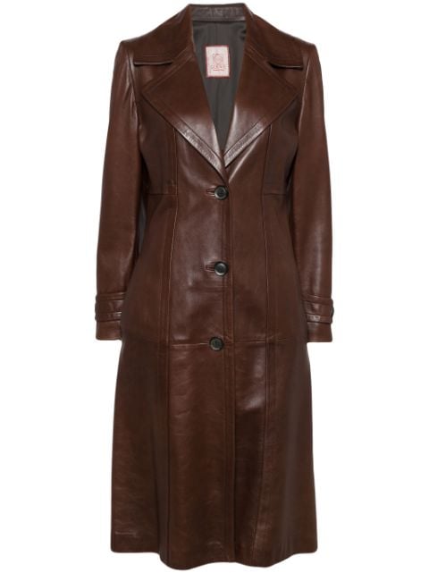 Loewe Pre-Owned 1990-2000s leather coat