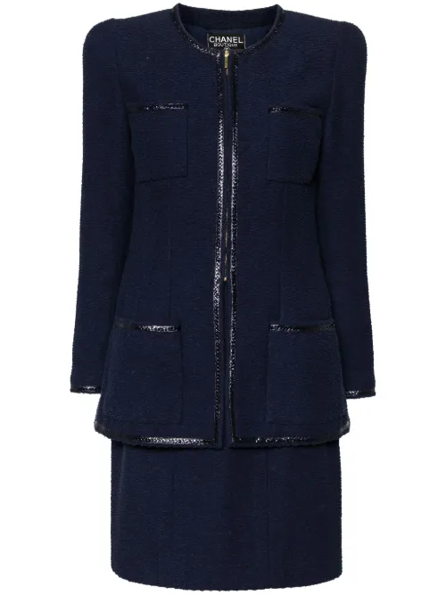 Tailleur-jupe à veste (1995) - CHANEL Pre-Owned - Modalova