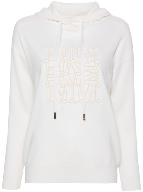 Max Mara logo-embossed hoodie Women