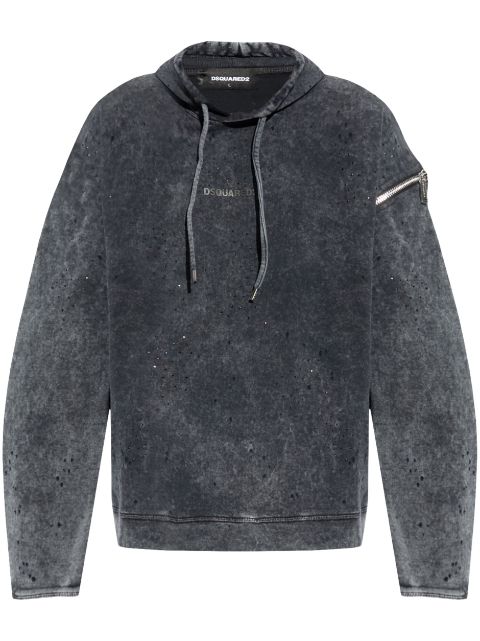 DSQUARED2 brushed-finish hoodie Men