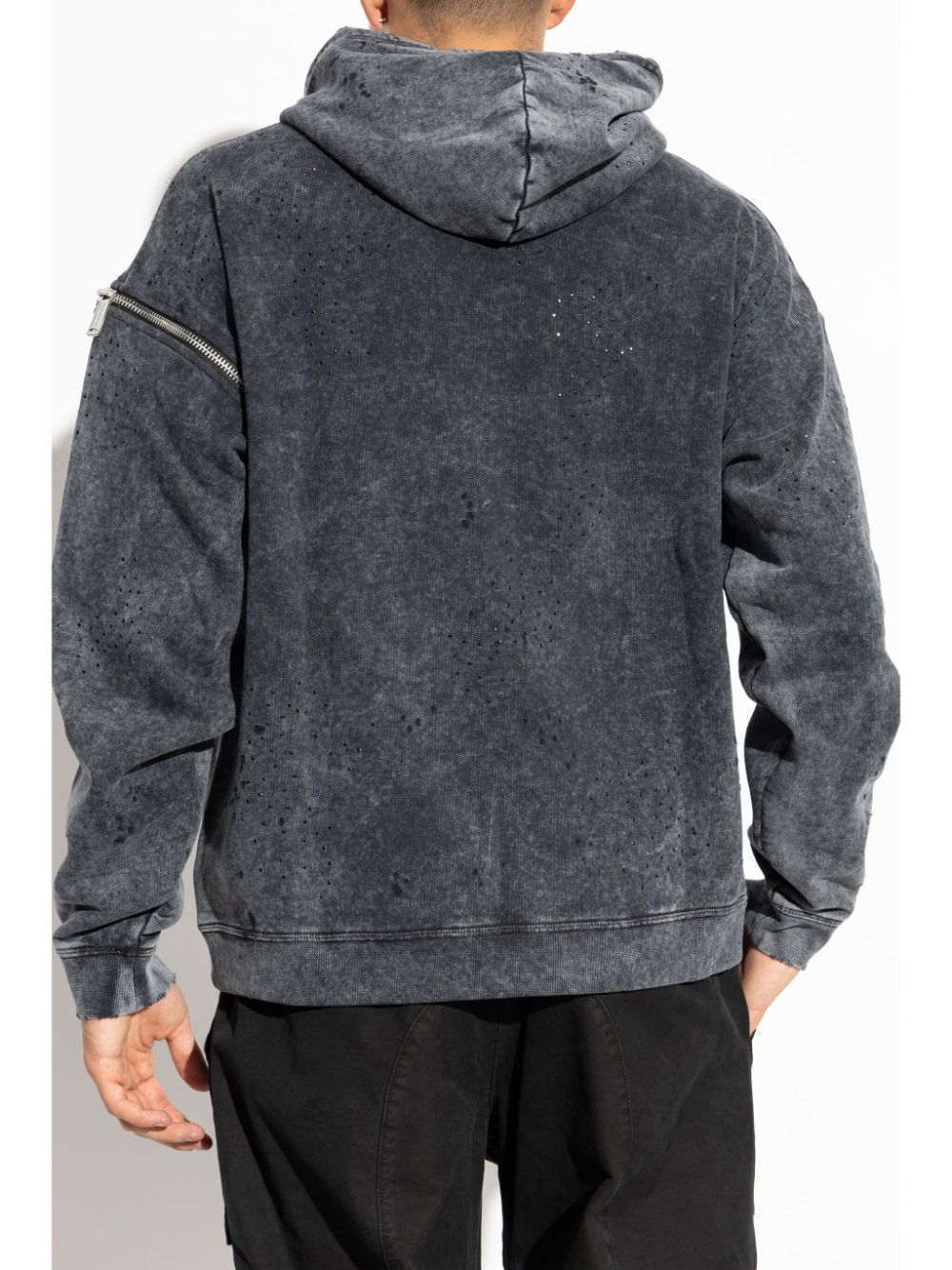 Affordable DSQUARED2 brushed-finish hoodie Men