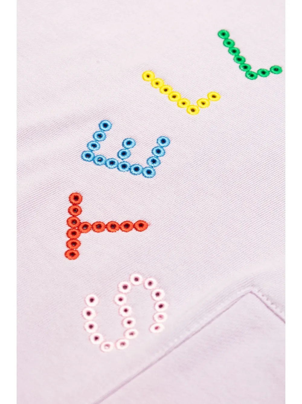 Stella McCartney Kids Sweater met geborduurd logo Roze