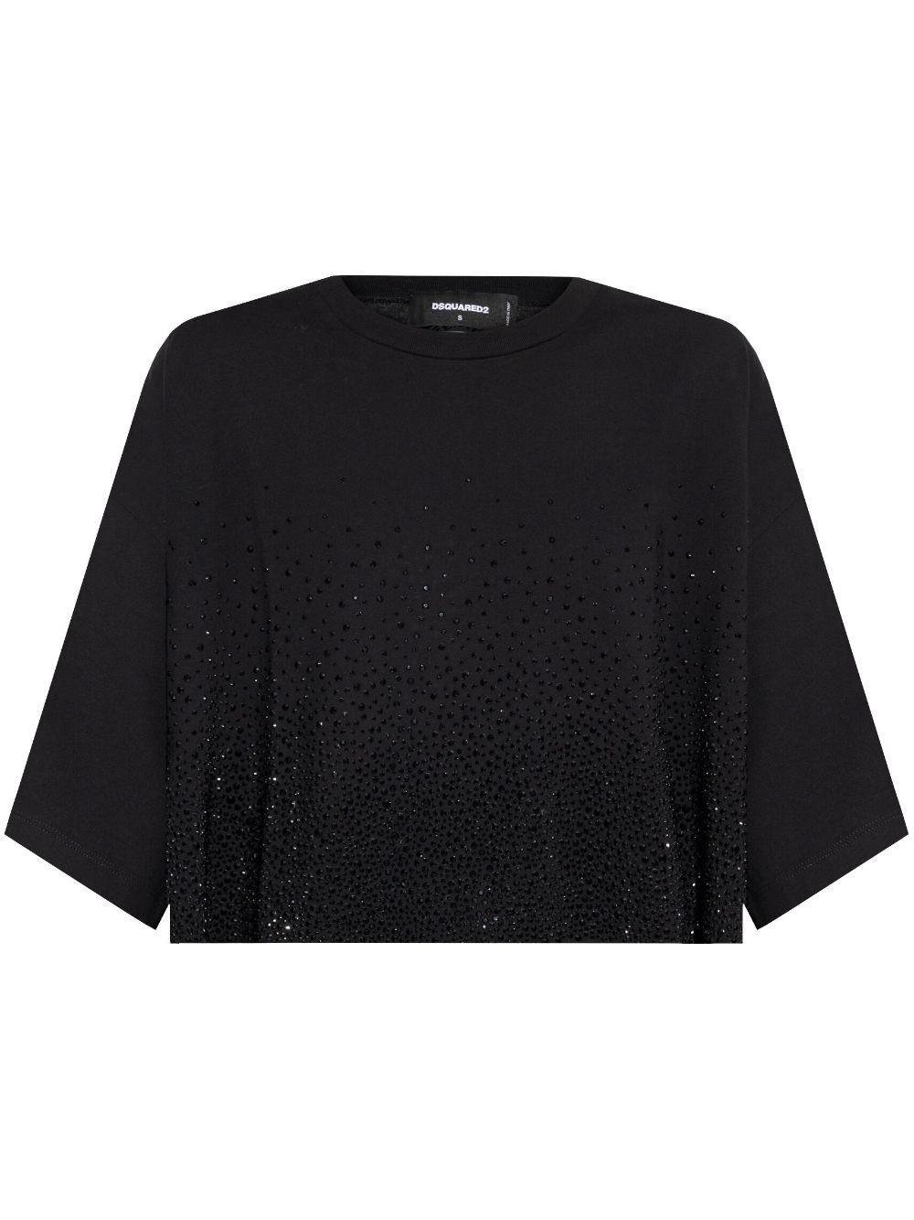 DSQUARED2 crystal-embellished T-shirt - Black