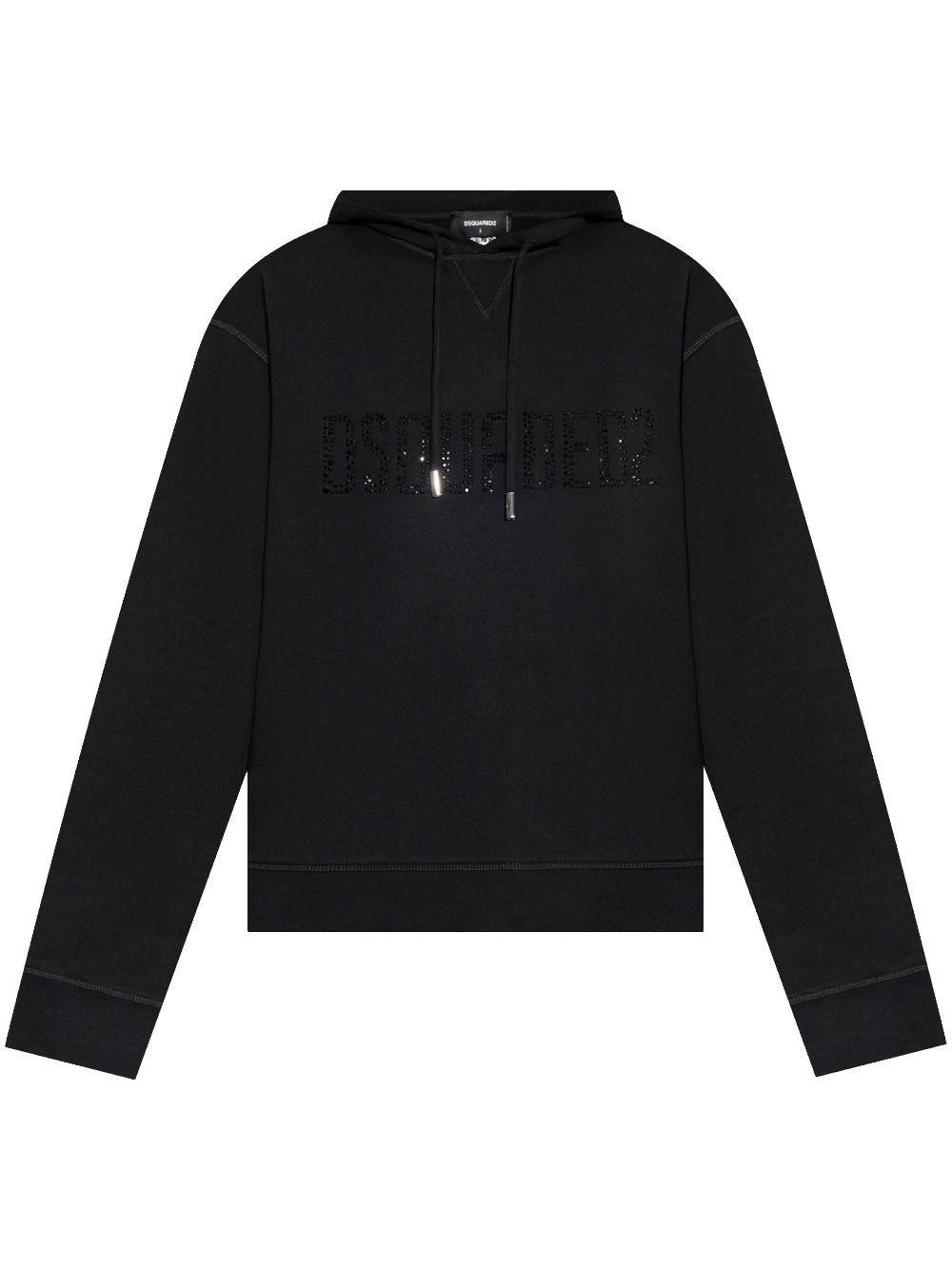 DSQUARED2 brushed-finish hoodie - Nero