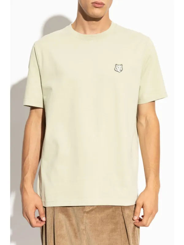 Maison Kitsuné Bold Fox Head Patch T-shirt | Neutrals