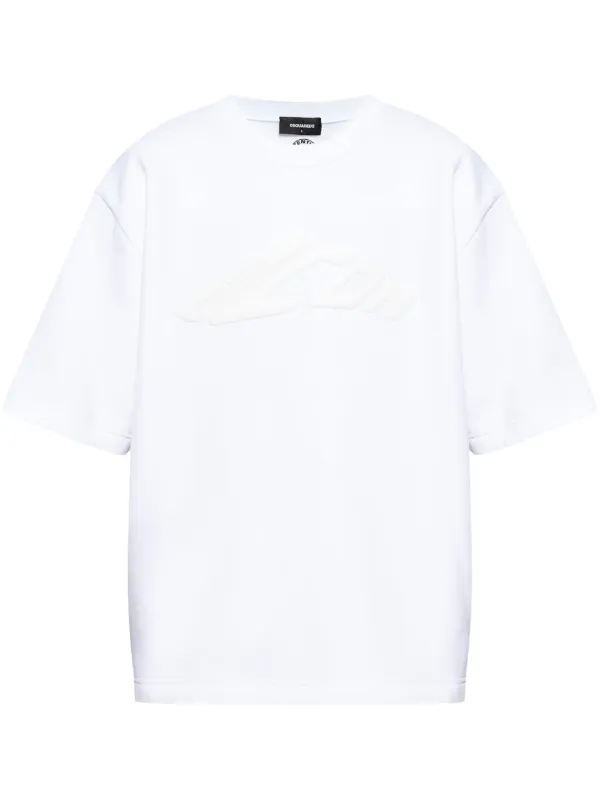 DSQUARED2 Logo-detailed t-shirt White FARFETCH JO