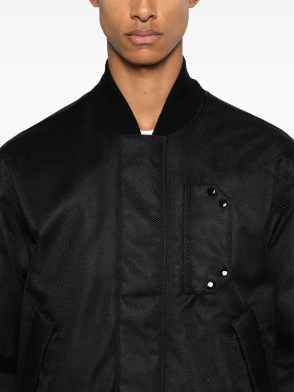 Stone Island コンパスバッジ ボンバージャケット | ブラック Stone Island コンパスバッジ ボンバージャケット | ブラック