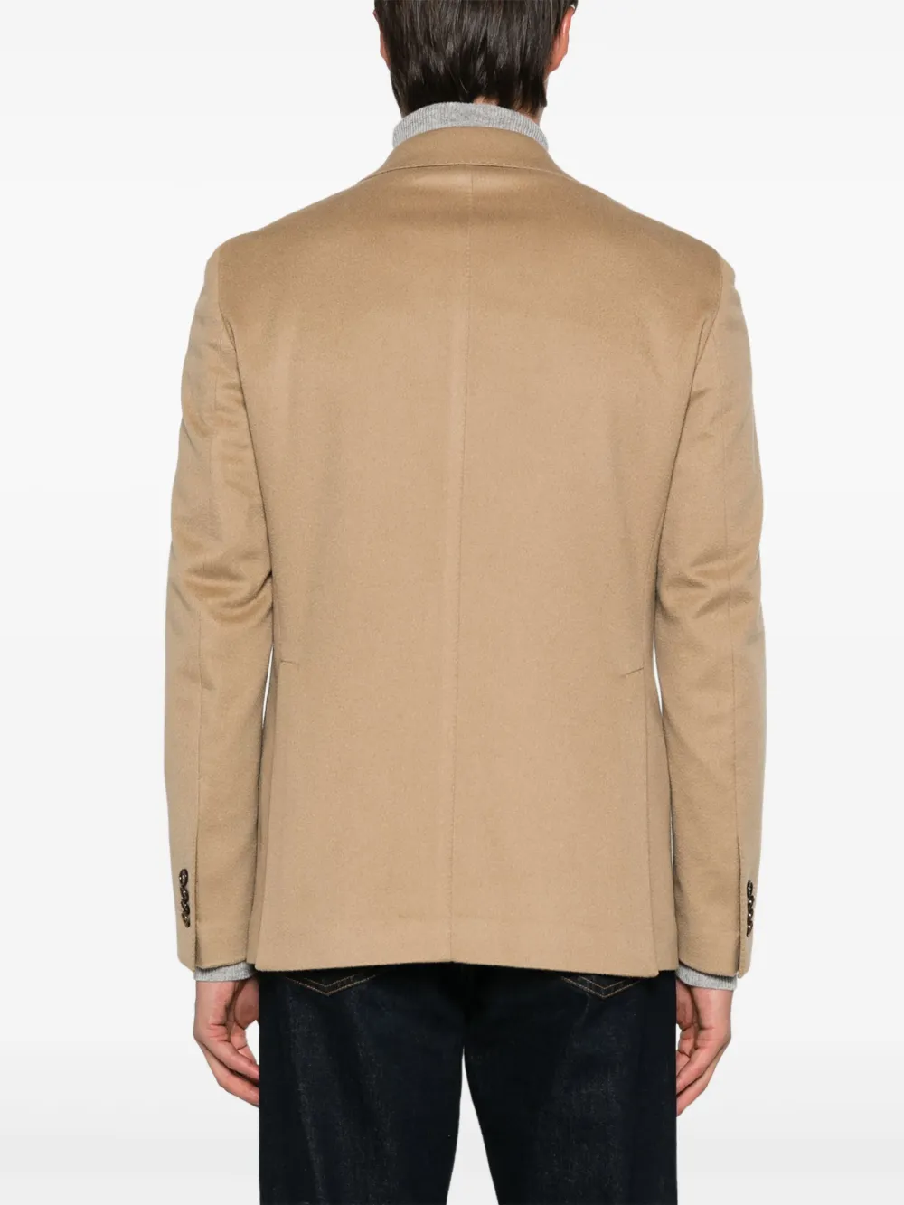 Tagliatore Blazer met broche Beige