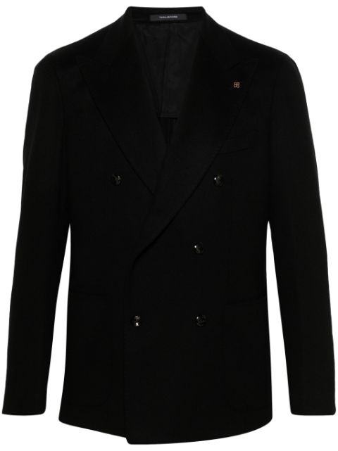 Tagliatore brooch-detail blazer Men