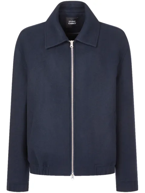 STUDIO TOMBOY zip-up wool jacket 